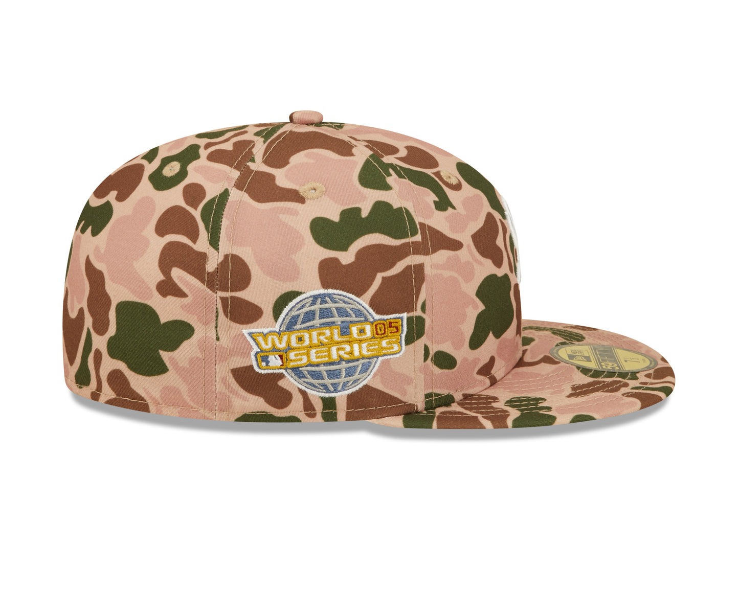 Chicago White Sox New Era 2005 World Series Duck Camo 59FIFTY Fitted Hat Official Team Hat Sports Fan Cap