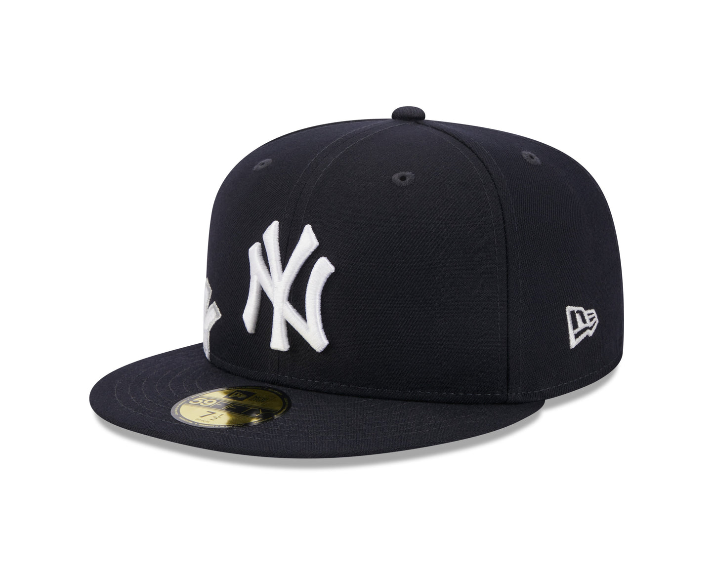 New York Yankees New Era Navy Arch 59FIFTY Fitted Hat Official Team Hat Sports Fan Cap
