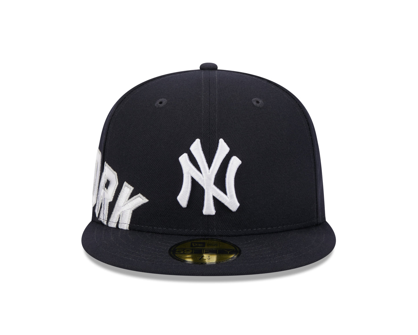 New York Yankees New Era Navy Arch 59FIFTY Fitted Hat Official Team Hat Sports Fan Cap