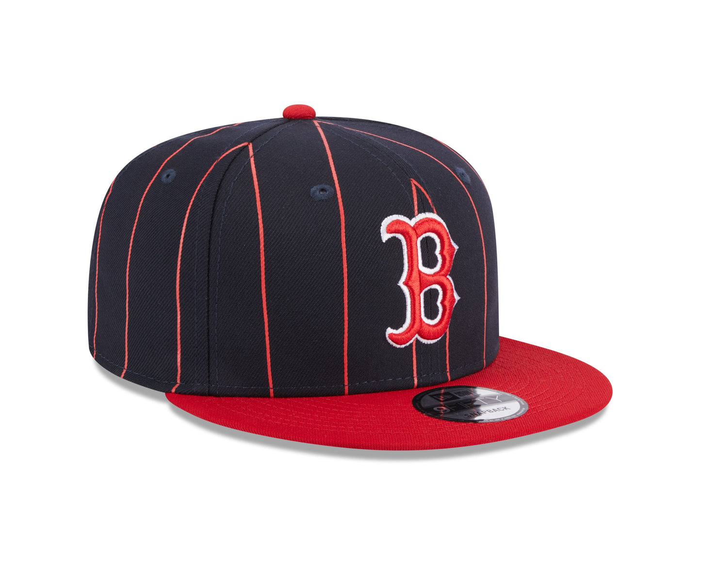 Boston Red Sox Navy/Red Vintage New Era 9FIFTY Snapback Hat Official Team Hat Sports Fan Cap
