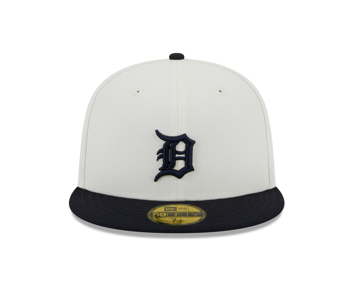 Detroit Tigers 1984 World Series Cream/Navy New Era Retro 59FIFTY Fitted Hat Official Team Hat Sports Fan Cap
