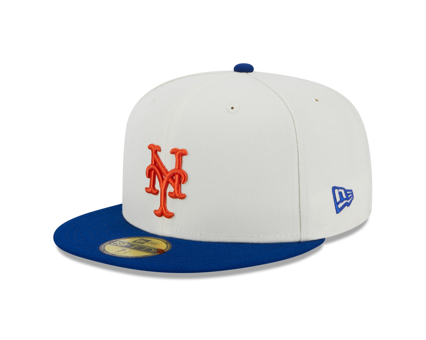 New York Mets 1982 World Series Cream/Royal New Era Retro 59FIFTY Fitted Hat Official Team Hat Sports Fan Cap