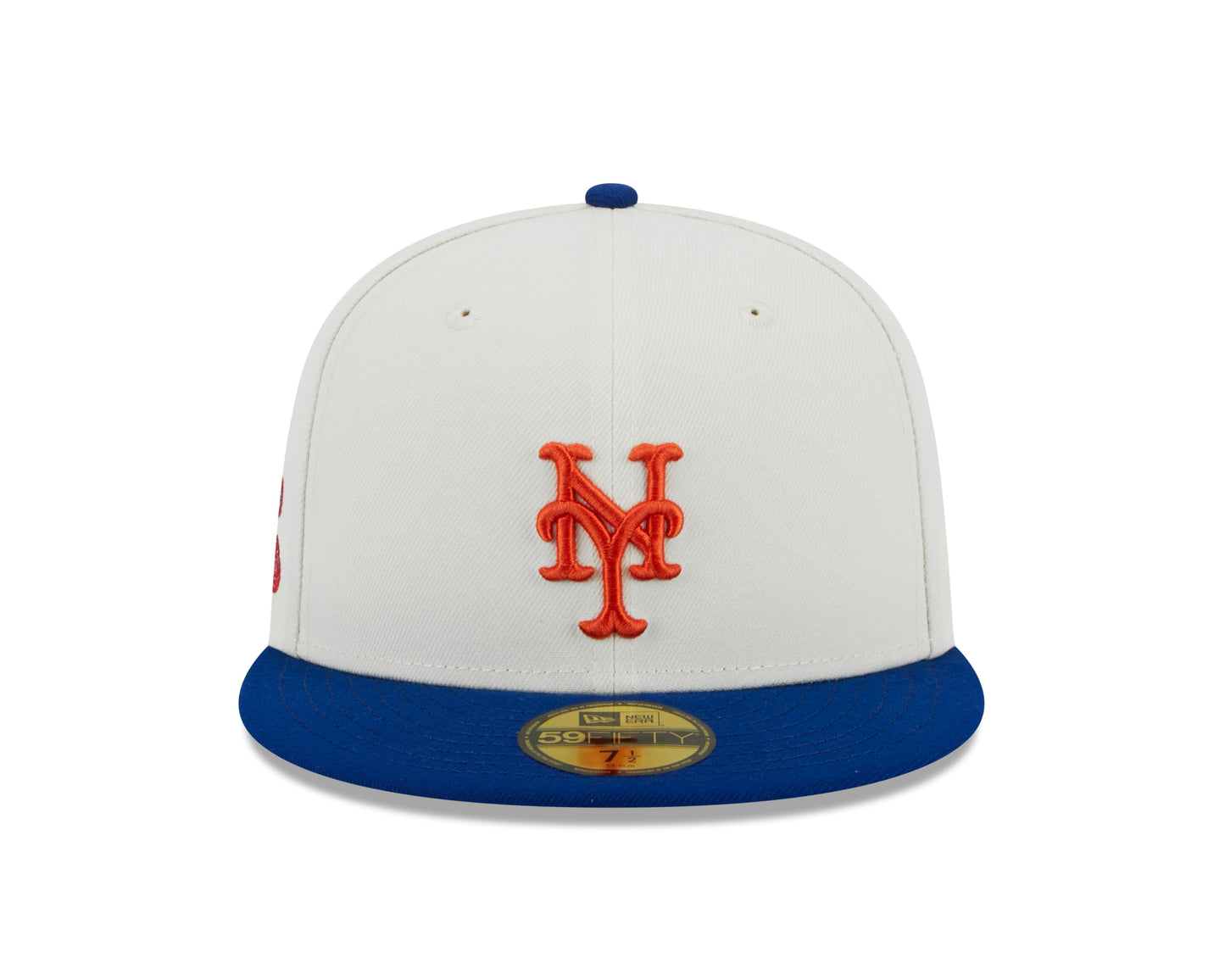 New York Mets 1982 World Series Cream/Royal New Era Retro 59FIFTY Fitted Hat Official Team Hat Sports Fan Cap