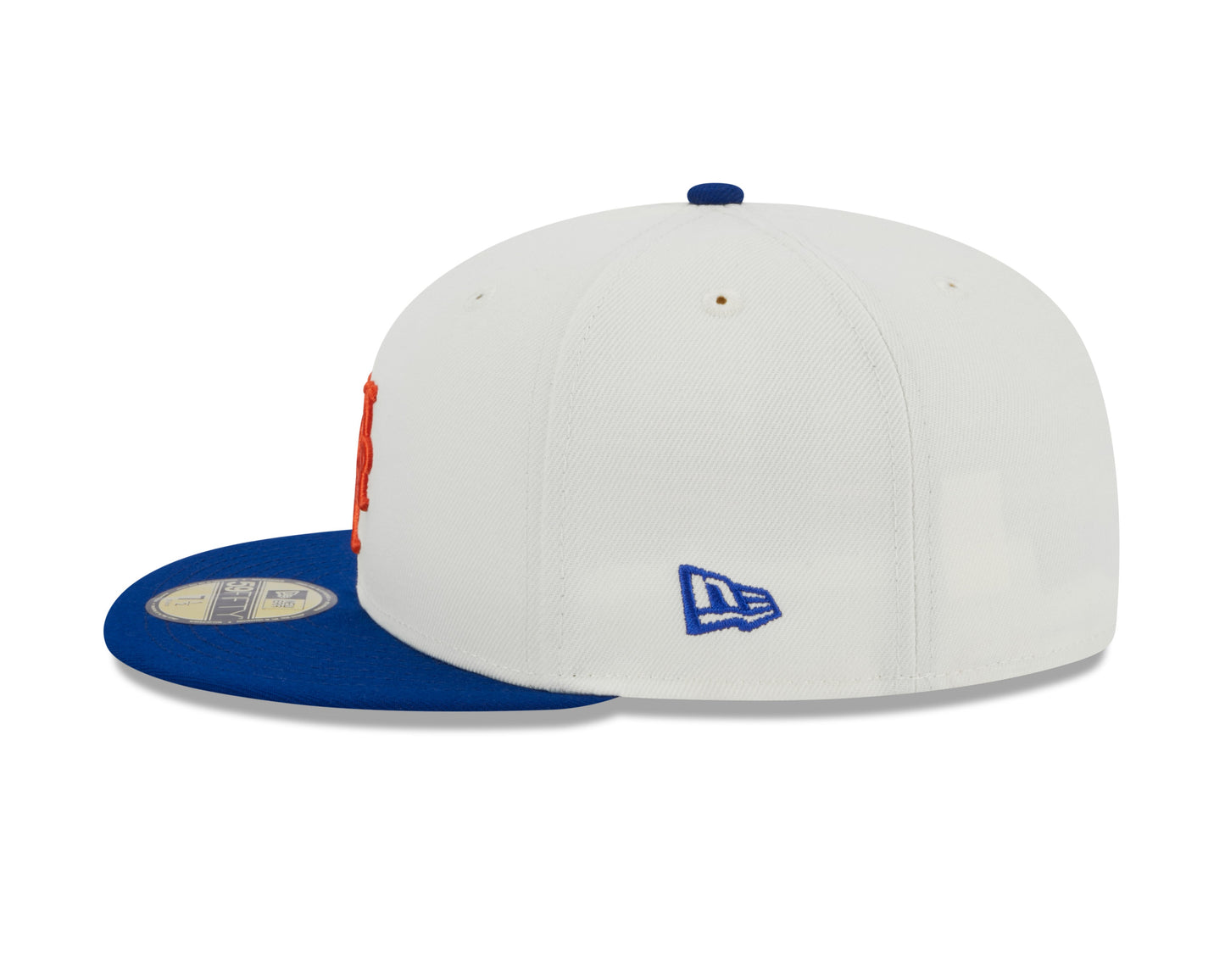 New York Mets 1982 World Series Cream/Royal New Era Retro 59FIFTY Fitted Hat Official Team Hat Sports Fan Cap