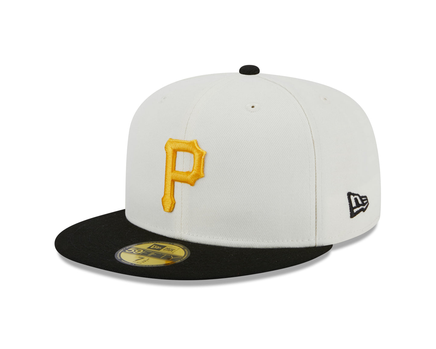 Pittsburgh Pirates 76th World Series Cream/Black New Era Retro 59FIFTY Fitted Hat Official Team Hat Sports Fan Cap