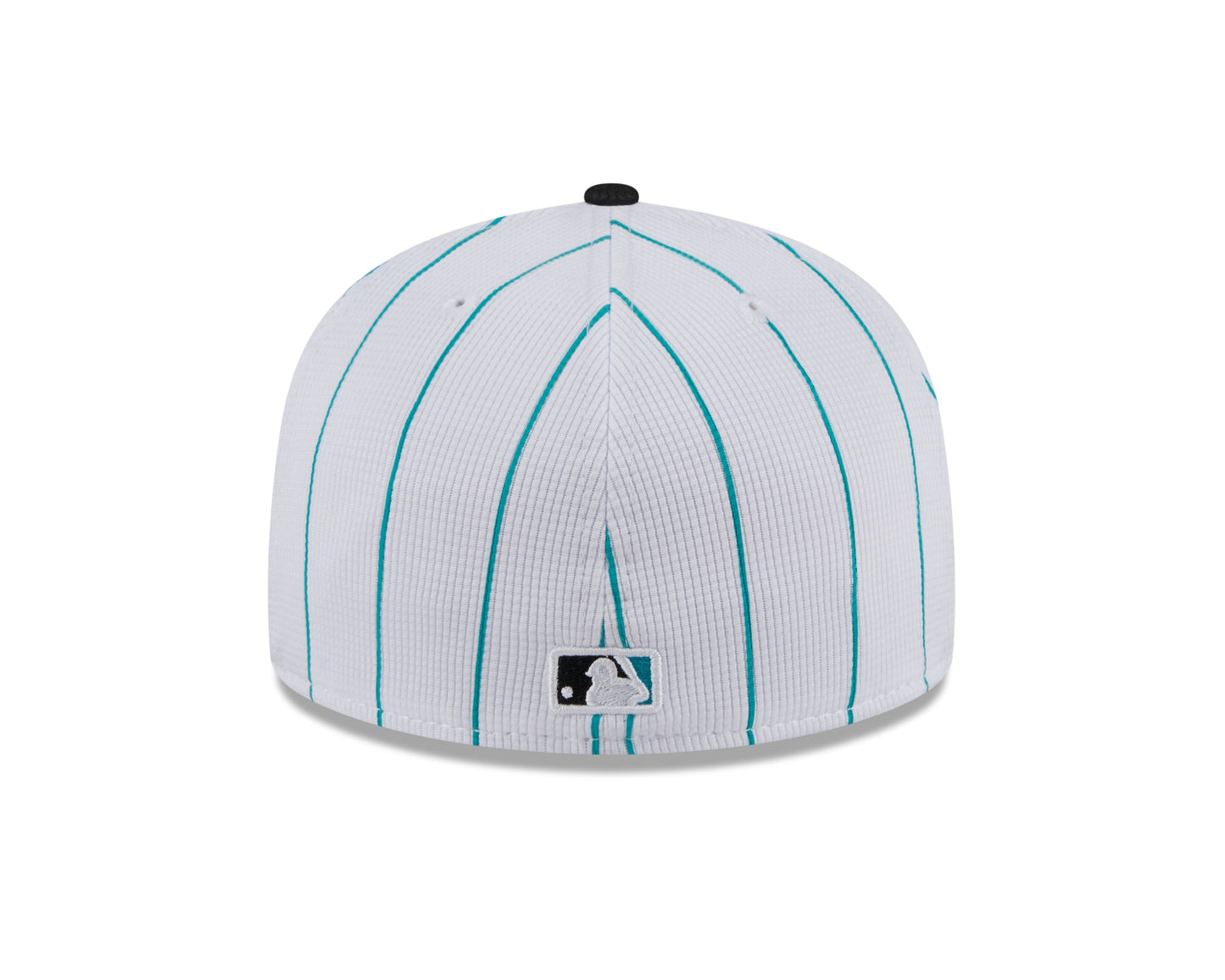 Men's Miami Marlins White 2024 Batting Practice 59FIFTY Fitted Hat Official Team Hat Sports Fan Cap