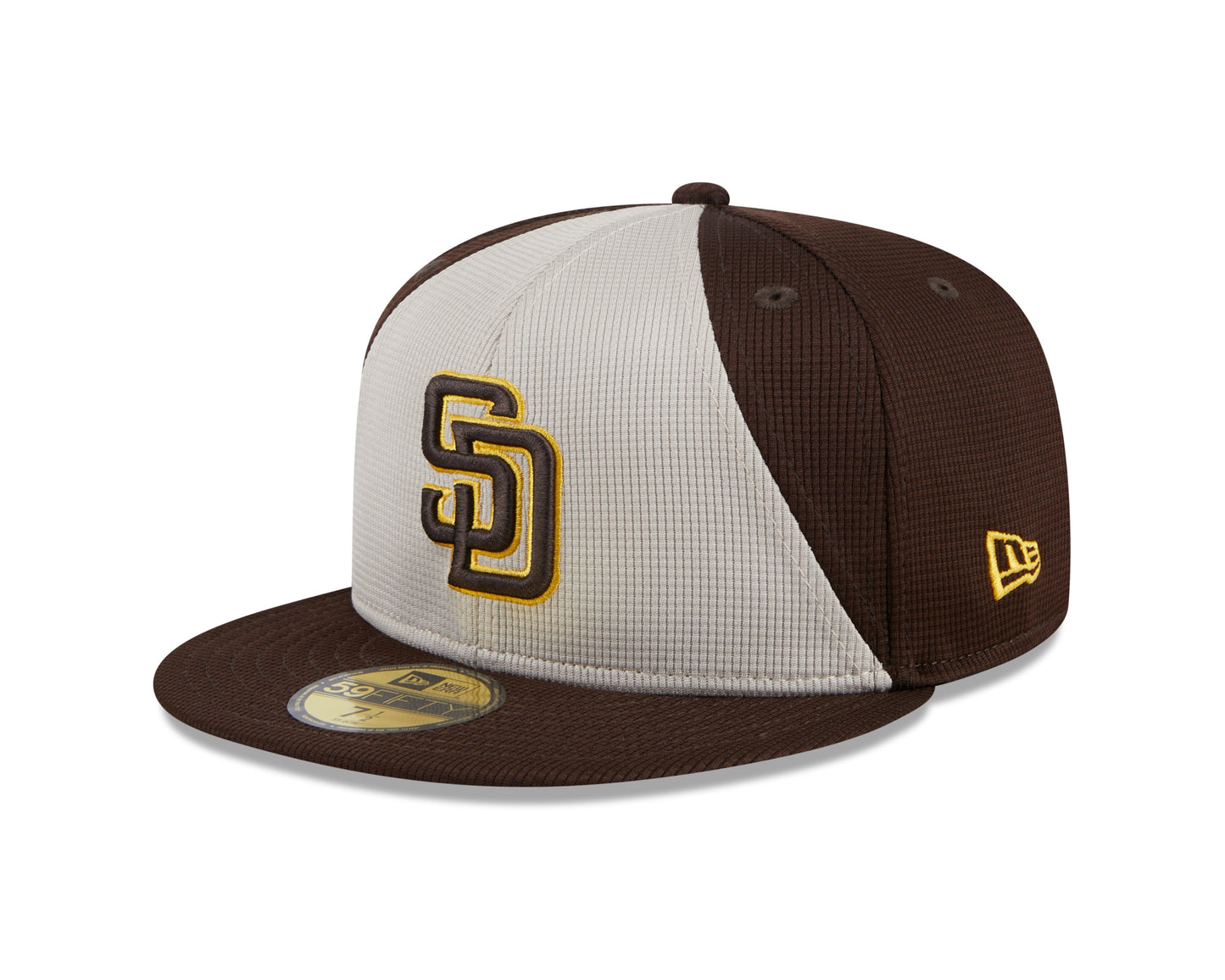 Men's San Diego Padres New Era Brown 2024 Batting Practice 59FIFTY Fitted Hat Official Team Hat Sports Fan Cap