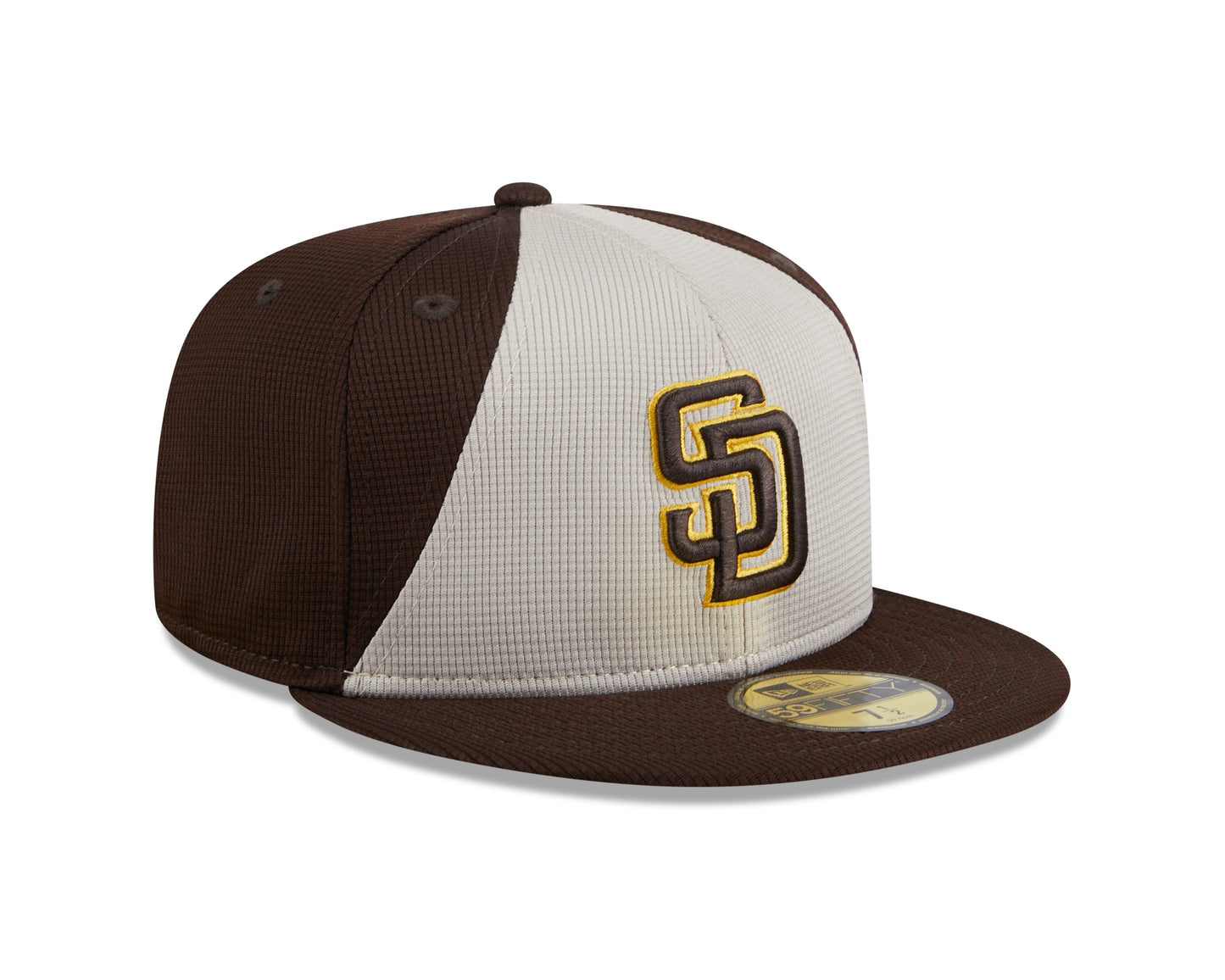 Men's San Diego Padres New Era Brown 2024 Batting Practice 59FIFTY Fitted Hat Official Team Hat Sports Fan Cap