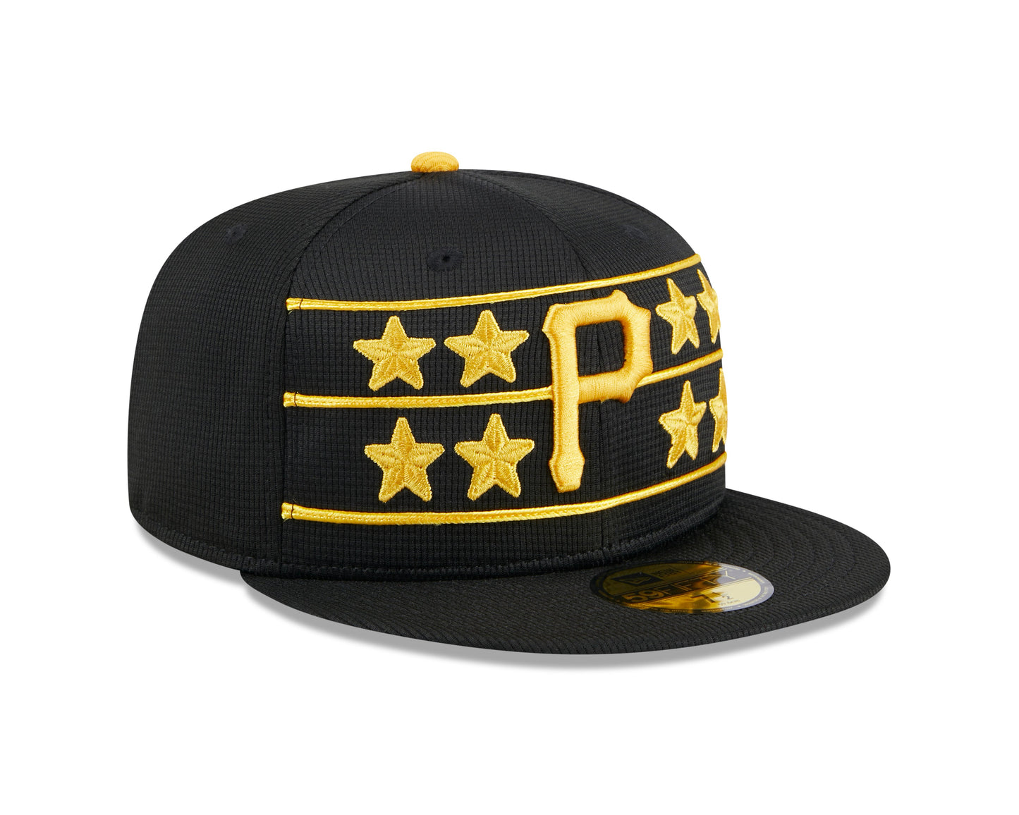 Men's Pittsburgh Pirates New Era Black 2024 Batting Practice 59FIFTY Fitted Hat Official Team Hat Sports Fan Cap