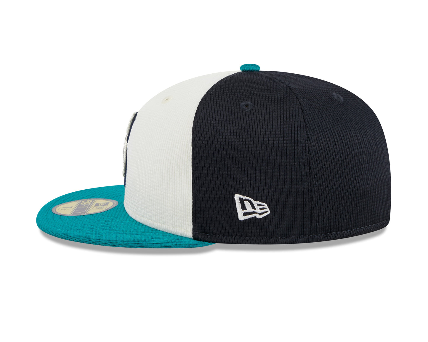 Men's Seattle Mariners New Era White 2024 Batting Practice 59FIFTY Fitted Hat Official Team Hat Sports Fan Cap