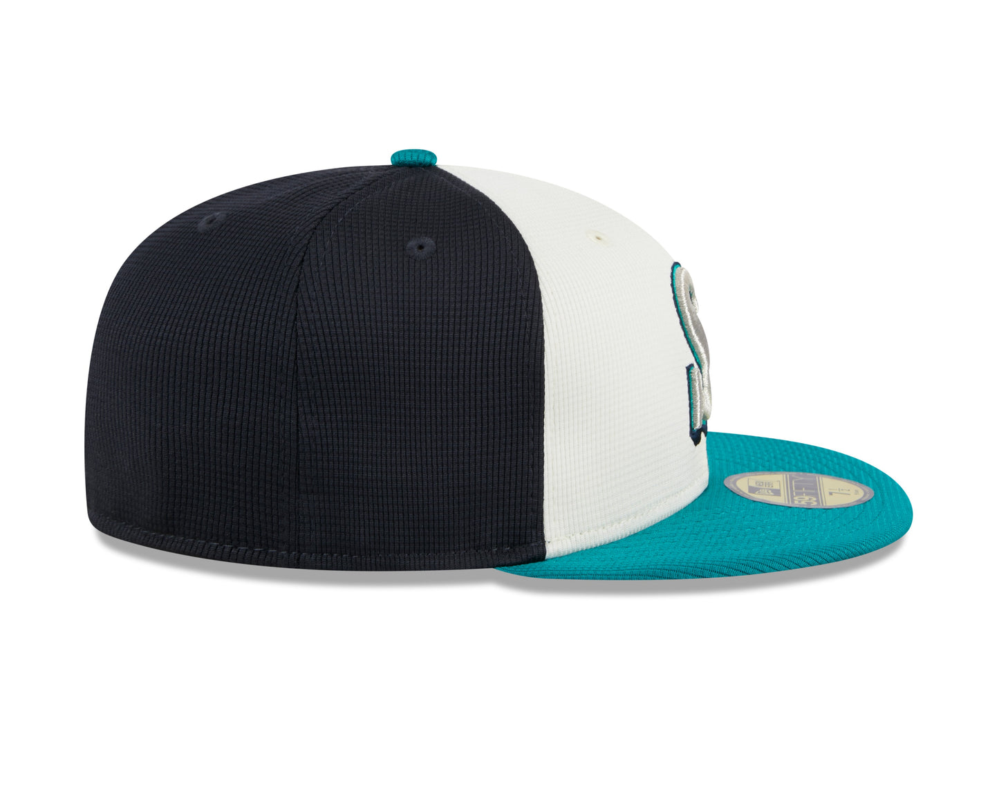 Men's Seattle Mariners New Era White 2024 Batting Practice 59FIFTY Fitted Hat Official Team Hat Sports Fan Cap