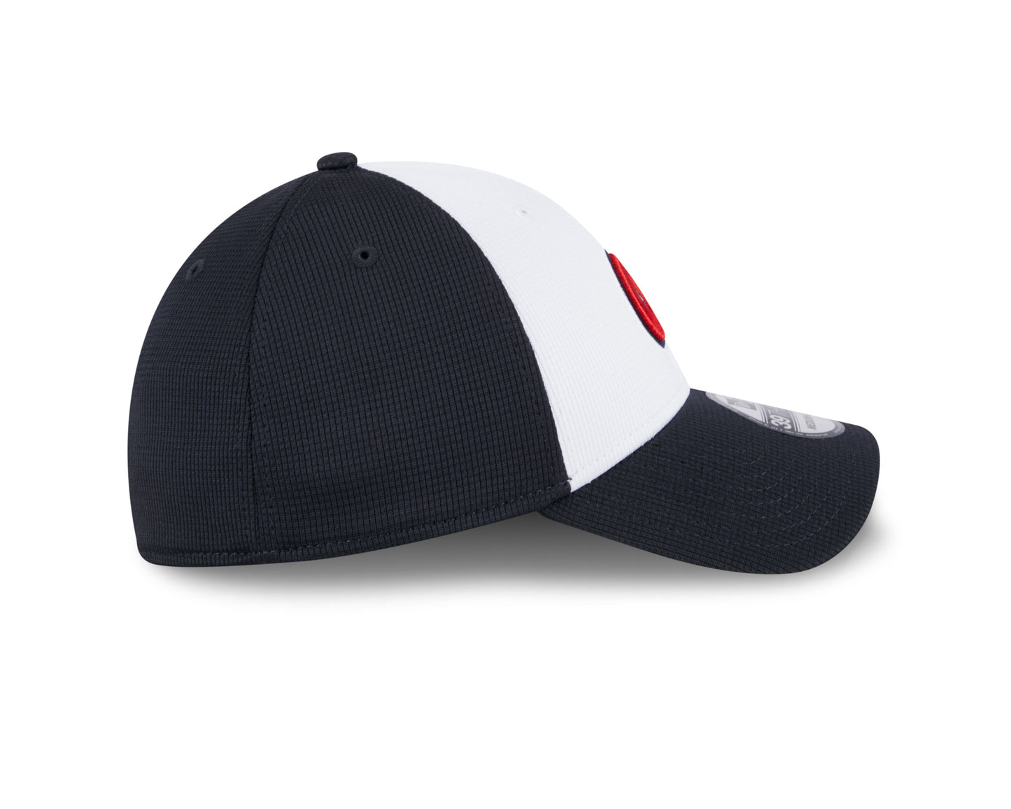 Mens New Era Atlanta Braves White/Navy 2024 Batting Practice 39Thirty Flex Fit Cap Official Team Hat Sports Fan Cap