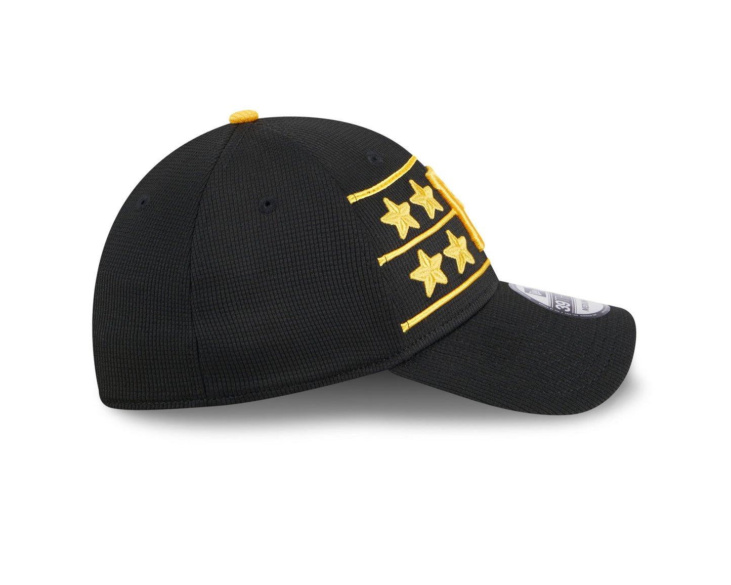 Men's Pittsburgh Pirates New Era 2024 Batting Practice Black 39THIRTY Flex-Fit Hat Official Team Hat Sports Fan Cap