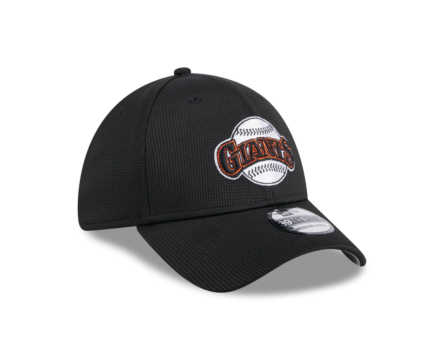 Men's San Francisco Giants New Era 2024 Batting Practice Black 39THIRTY Flex-Fit Hat Official Team Hat Sports Fan Cap