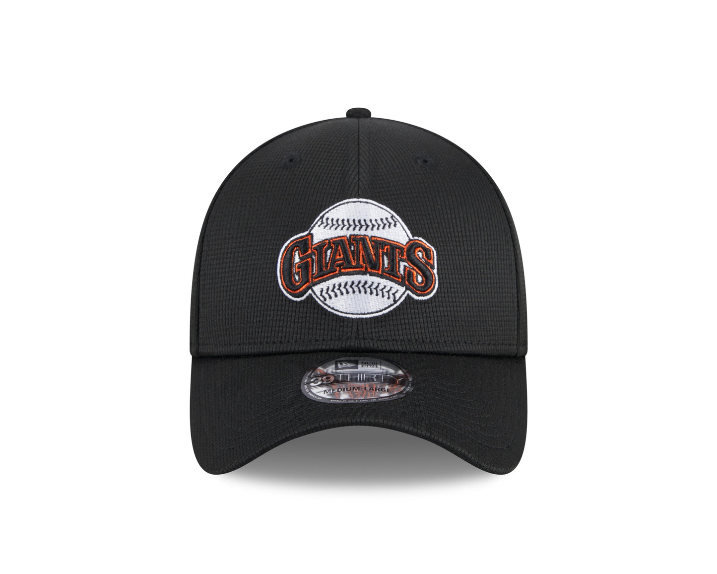 Men's San Francisco Giants New Era 2024 Batting Practice Black 39THIRTY Flex-Fit Hat Official Team Hat Sports Fan Cap