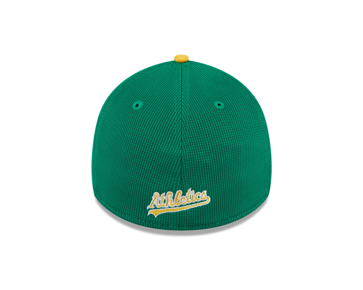 Men's Oakland Athletics New Era 2024 Batting Practice Green/Yellow 39THIRTY Flex-Fit Hat Official Team Hat Sports Fan Cap
