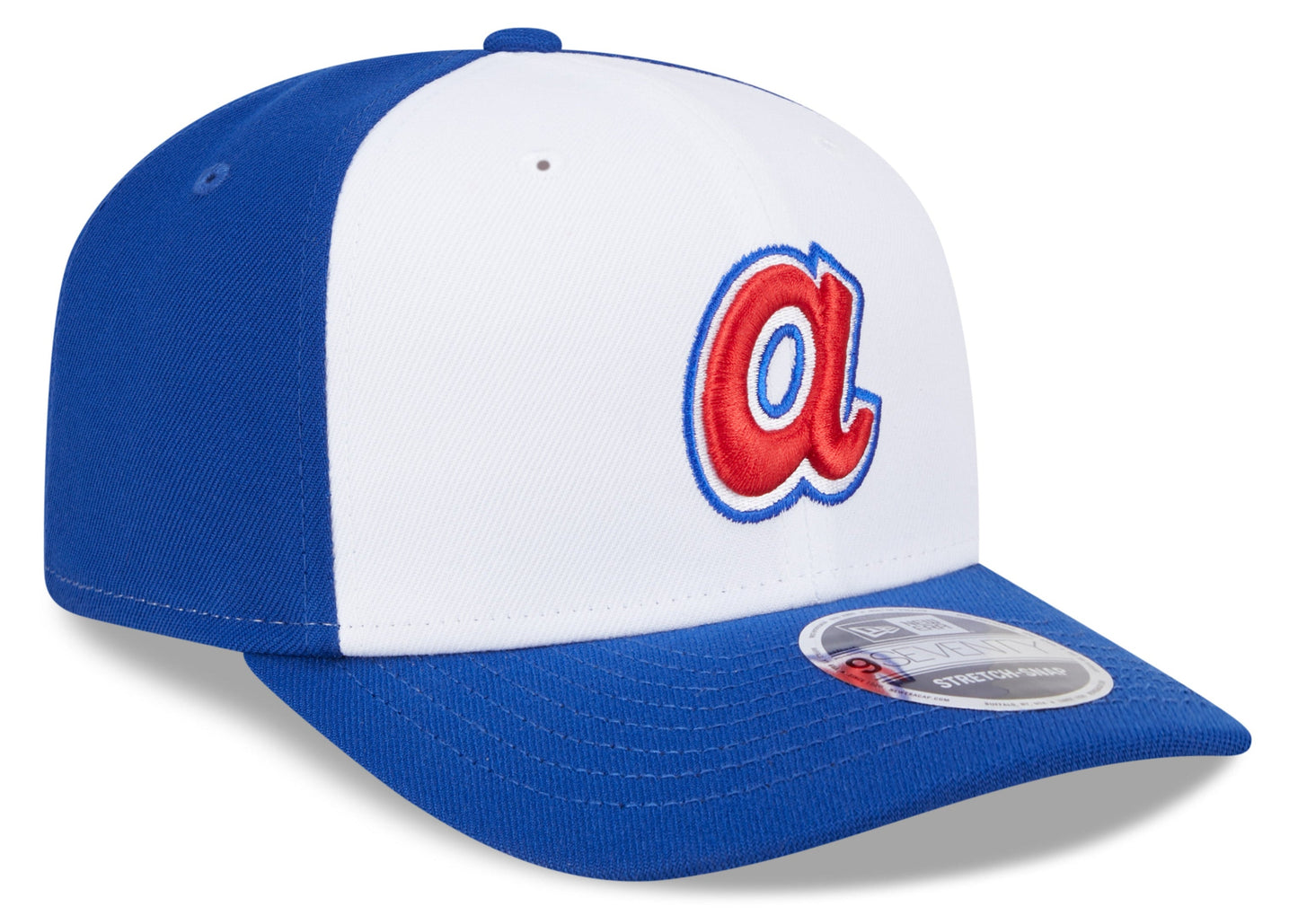 Atlanta Braves Cooperstown New Era 9SEVENTY Royal Adjustable Hat Official Team Hat Sports Fan Cap