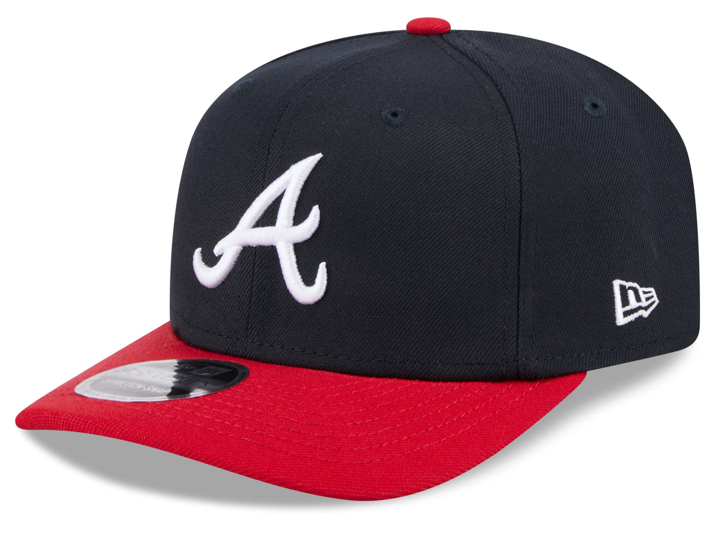 Atlanta Braves New Era Navy/Red 9SEVENTY Adjustable Hat Official Team Hat Sports Fan Cap