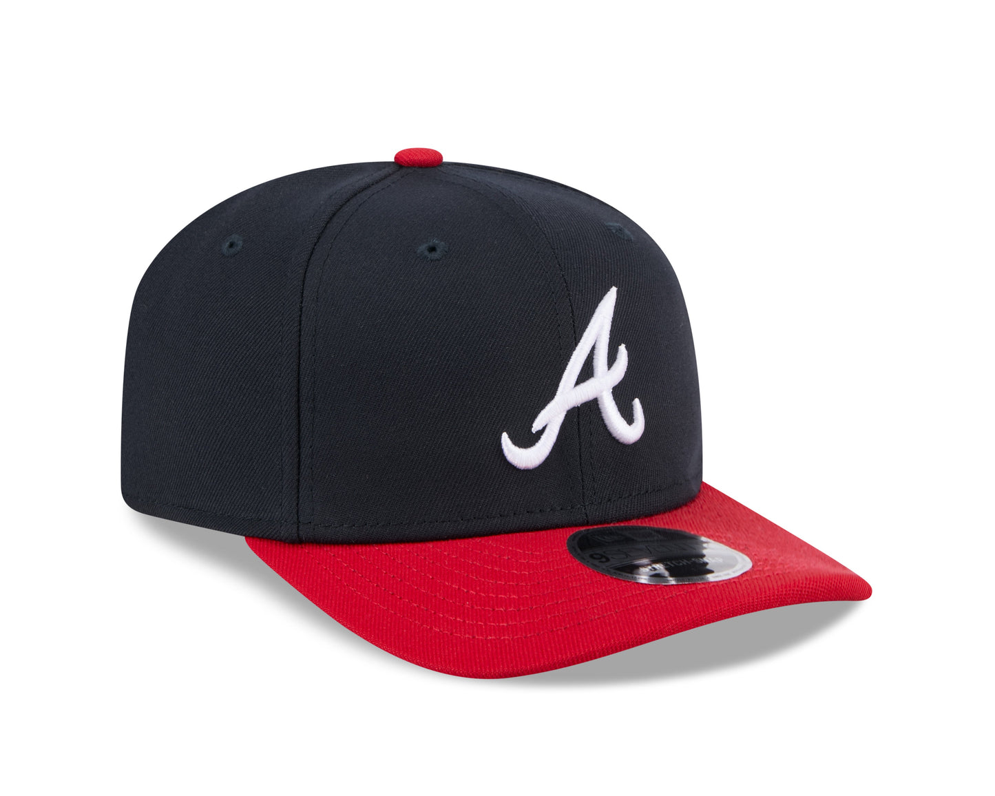 Atlanta Braves New Era Navy/Red 9SEVENTY Adjustable Hat Official Team Hat Sports Fan Cap