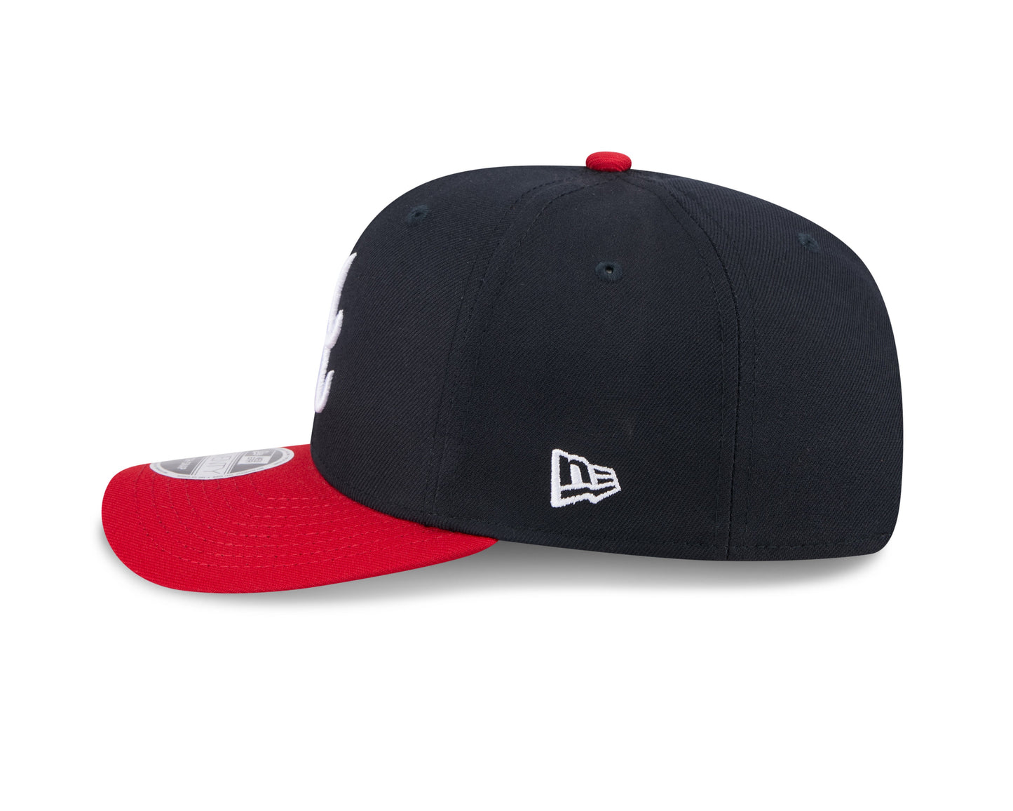 Atlanta Braves New Era Navy/Red 9SEVENTY Adjustable Hat Official Team Hat Sports Fan Cap