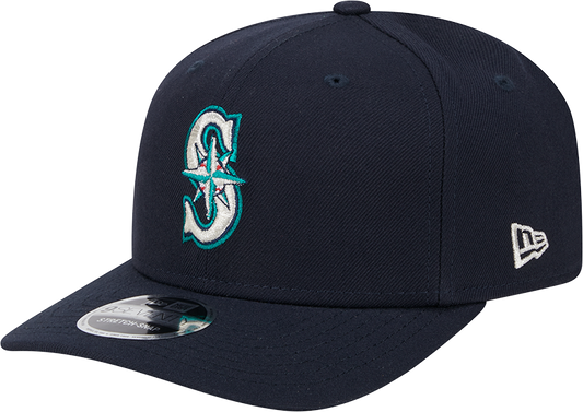Seattle Mariners New Era Home Navy 9SEVENTY Adjustable Hat-Player Replica Official Team Hat Sports Fan Cap