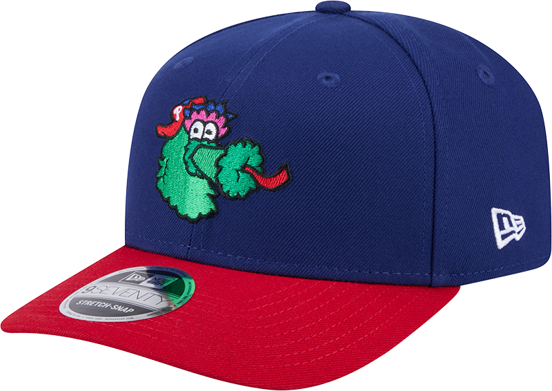 Philadelphia Phillies Blue/Red Phanatic New Era 9SEVENTY Stretch Snap Adjustable Hat Official Team Hat Sports Fan Cap