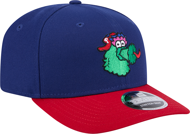 Philadelphia Phillies Blue/Red Phanatic New Era 9SEVENTY Stretch Snap Adjustable Hat Official Team Hat Sports Fan Cap