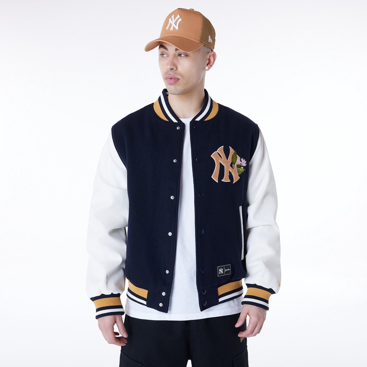 New Era - MLB Floral Varsity Jacket - New York Yankees Official Sports Fan Gear