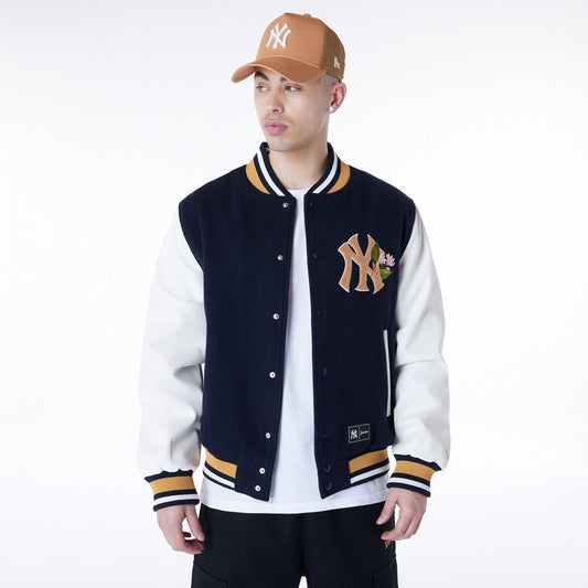 New Era - MLB Floral Varsity Jacket - New York Yankees Official Sports Fan Gear