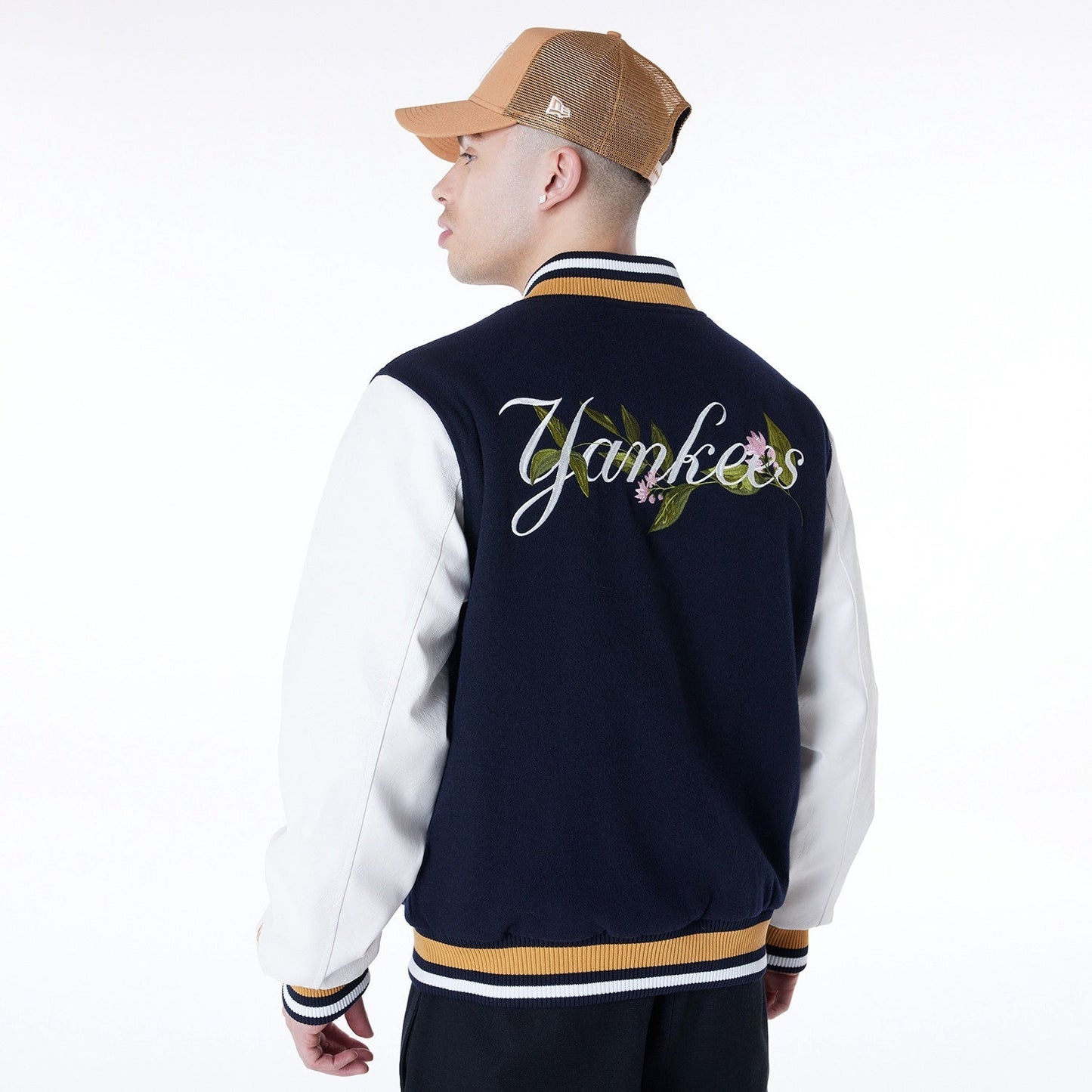 New Era - MLB Floral Varsity Jacket - New York Yankees Official Sports Fan Gear