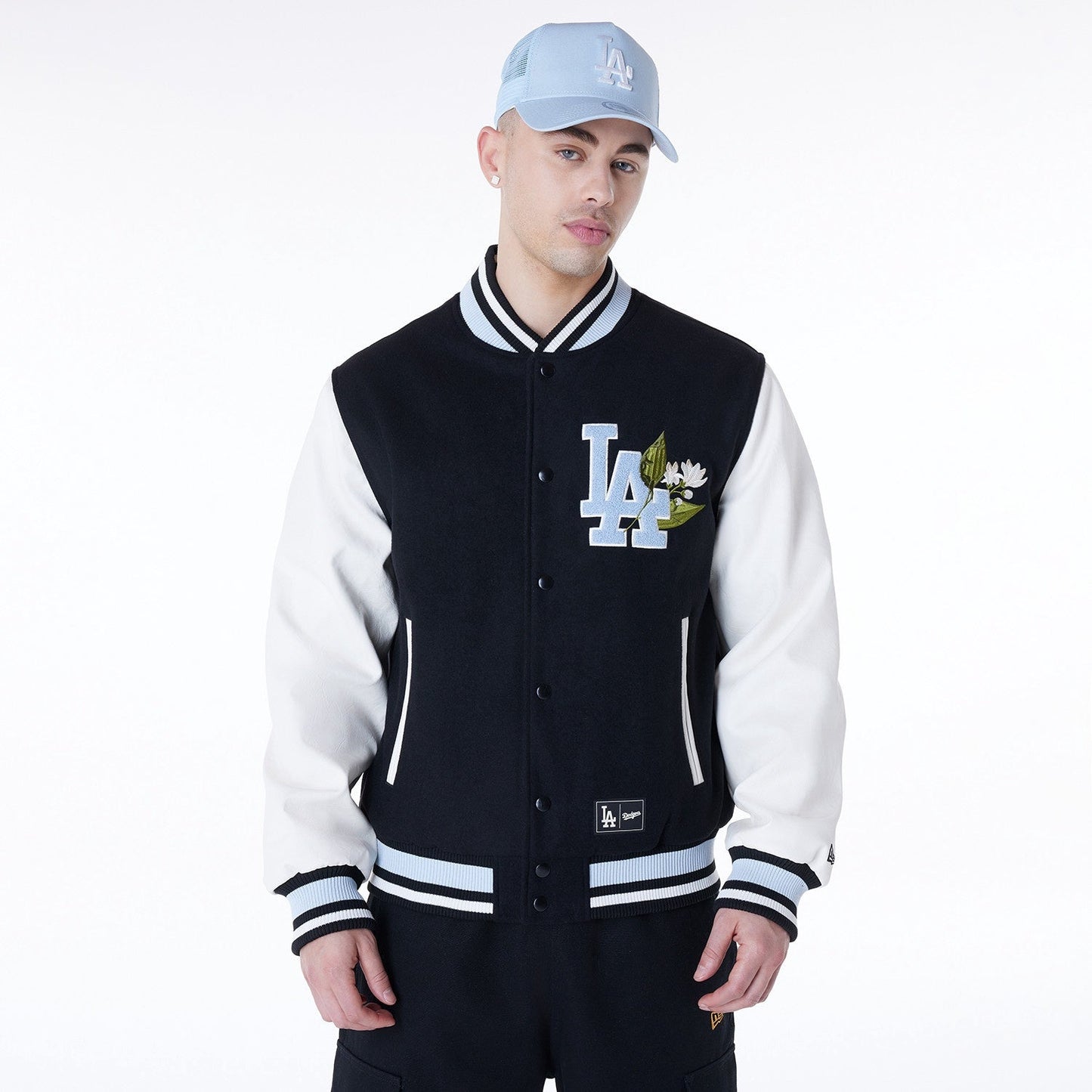 New Era - MLB Floral Varsity Jacket - Los Angeles Dodgers Official Sports Fan Gear