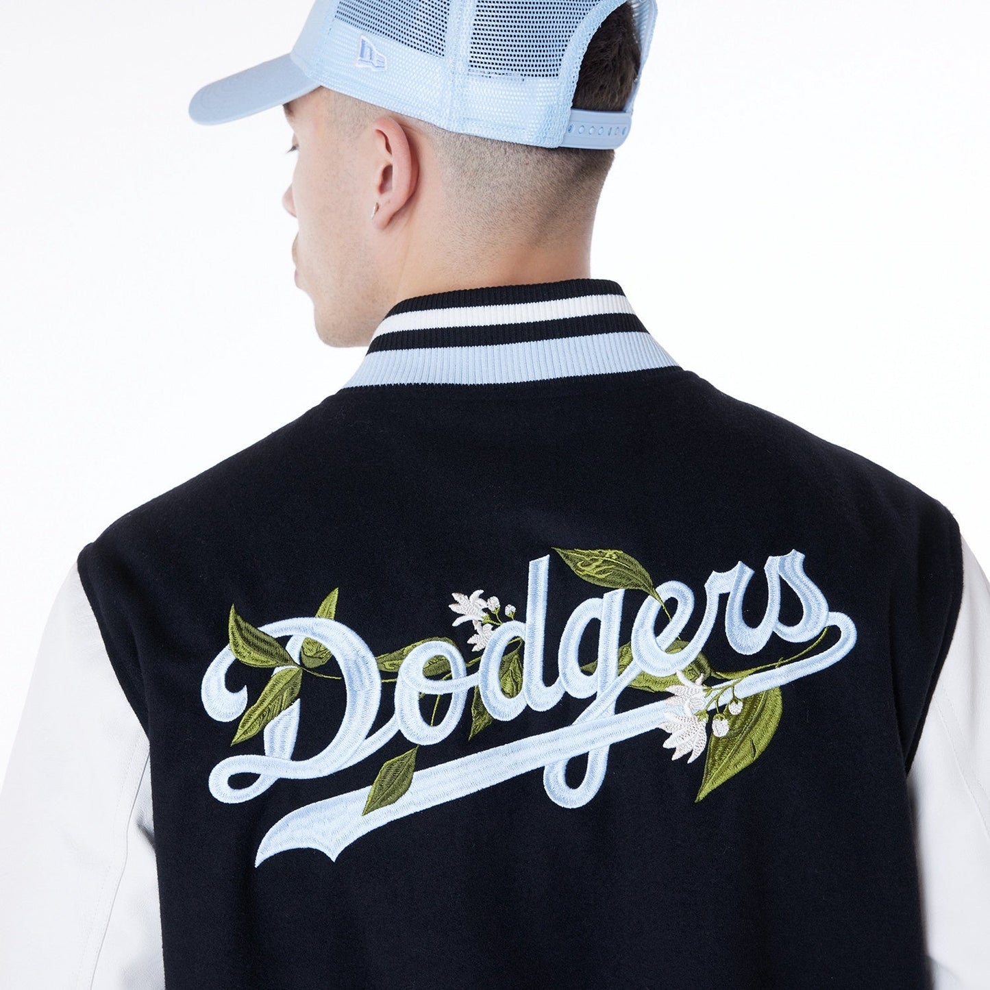 New Era - MLB Floral Varsity Jacket - Los Angeles Dodgers Official Sports Fan Gear