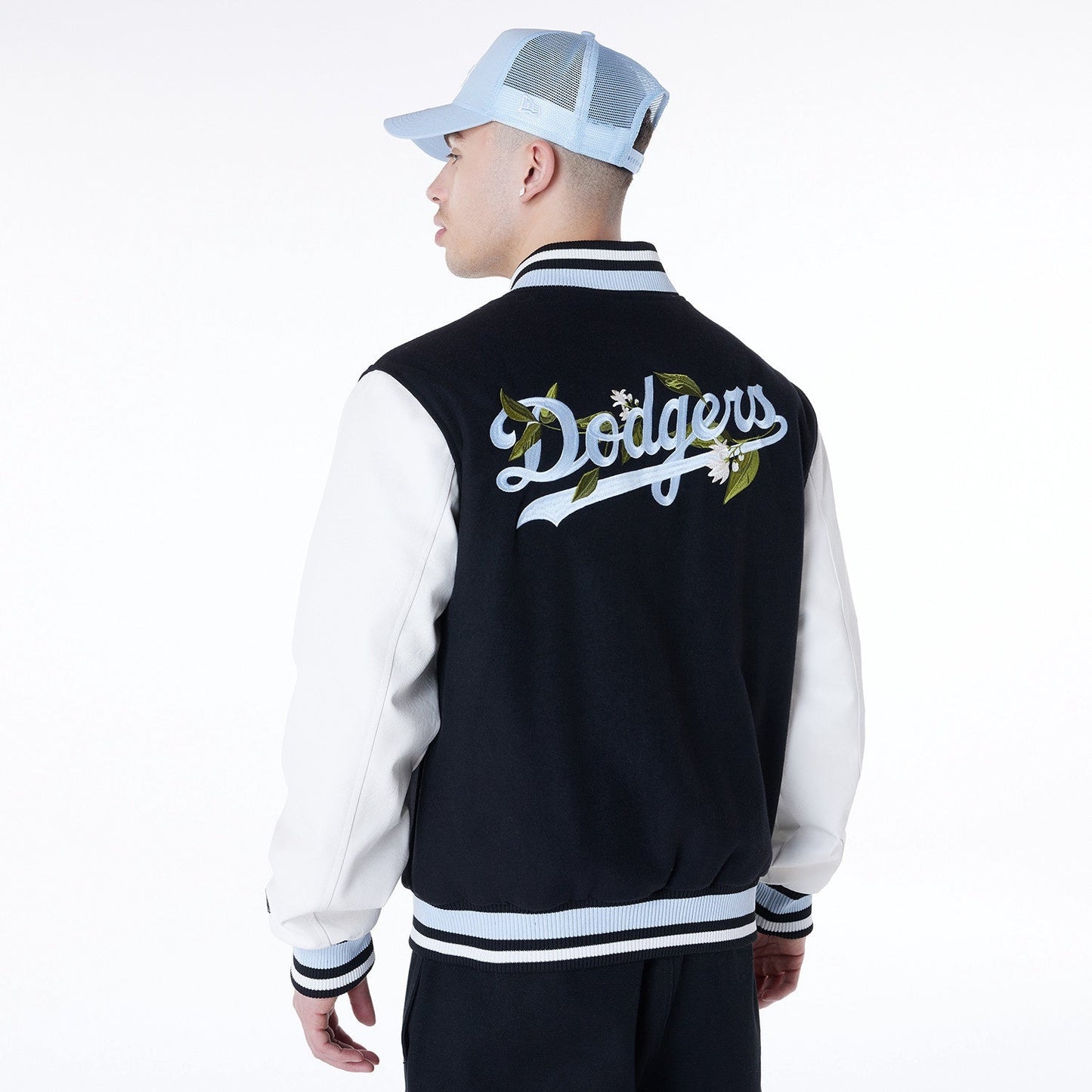 New Era - MLB Floral Varsity Jacket - Los Angeles Dodgers Official Sports Fan Gear