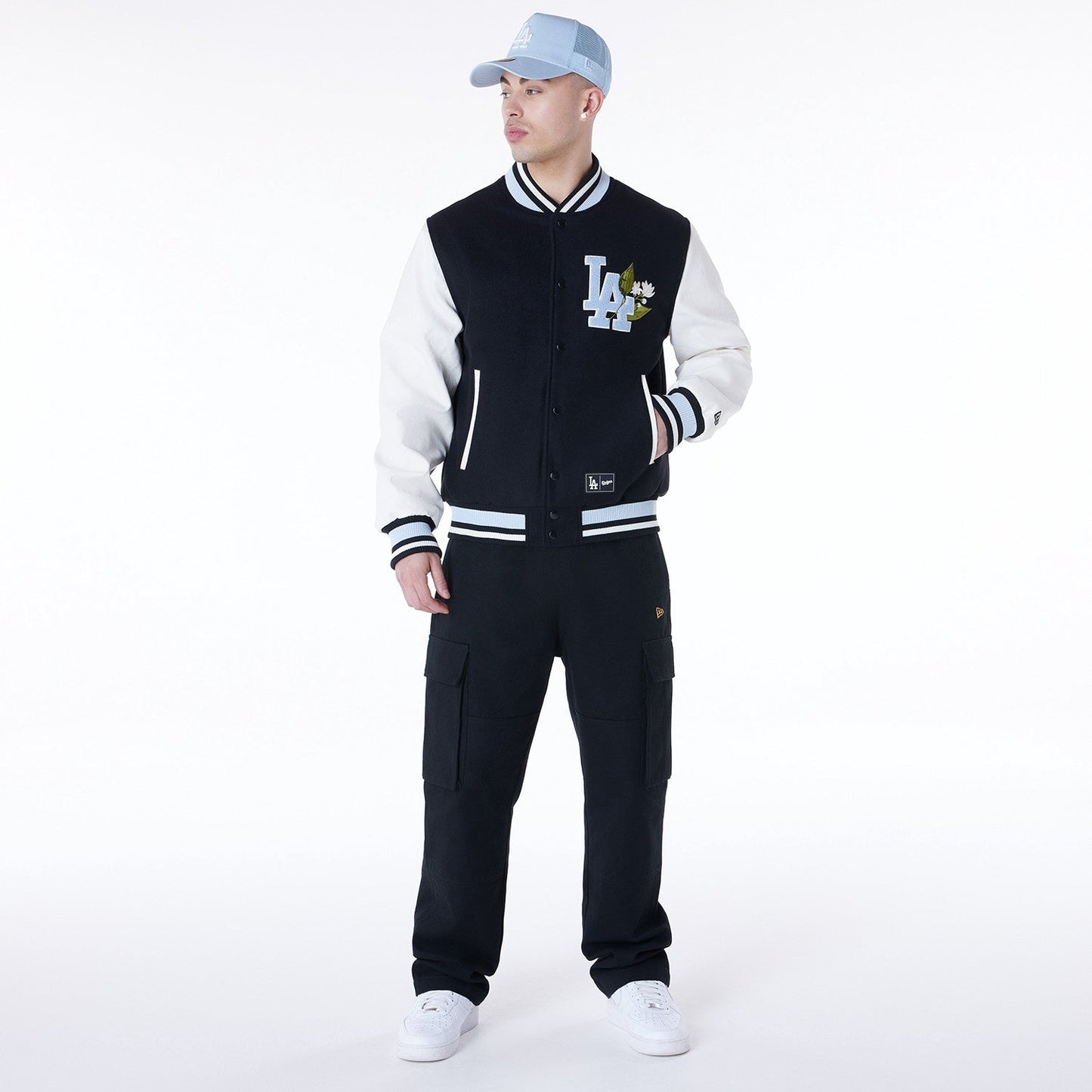 New Era - MLB Floral Varsity Jacket - Los Angeles Dodgers Official Sports Fan Gear