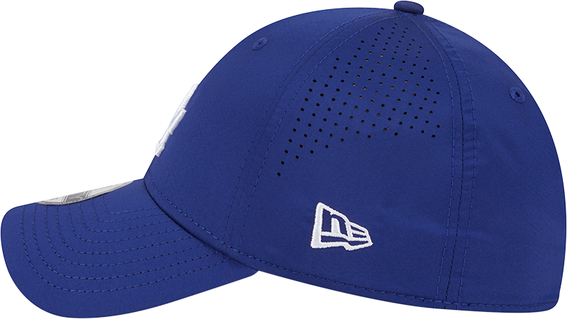 MLB Los Angeles Dodgers New Era Mid Perf 39THIRTY Flex Fit Hat - Royal Official Team Hat Sports Fan Cap