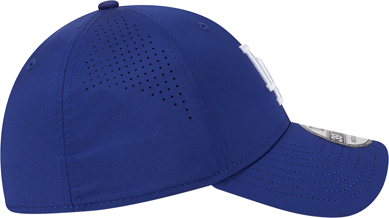 MLB Los Angeles Dodgers New Era Mid Perf 39THIRTY Flex Fit Hat - Royal Official Team Hat Sports Fan Cap