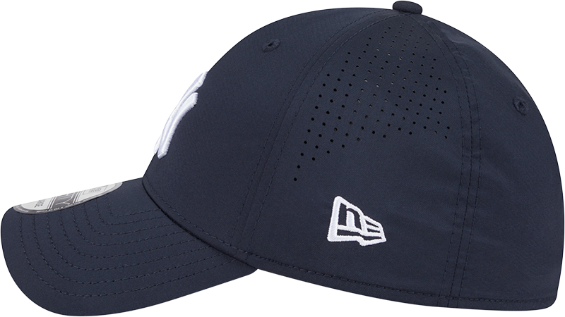 MLB New York Yankees New Era Mid Perf 39THIRTY Flex Fit Hat - Navy Official Team Hat Sports Fan Cap