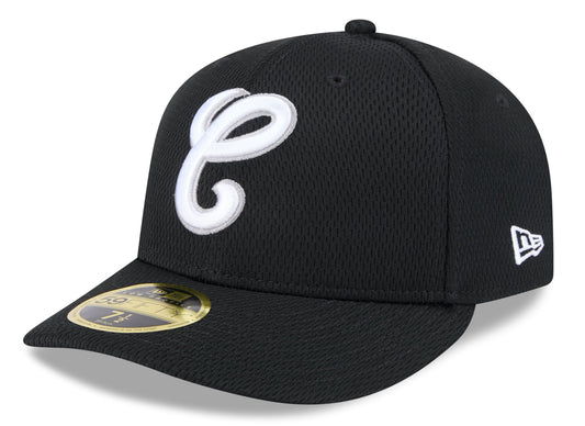 Chicago White Sox New Era Black 2025 Clubhouse Alternate 59FIFTY Low Profile Fitted Hat Official Team Hat Sports Fan Cap