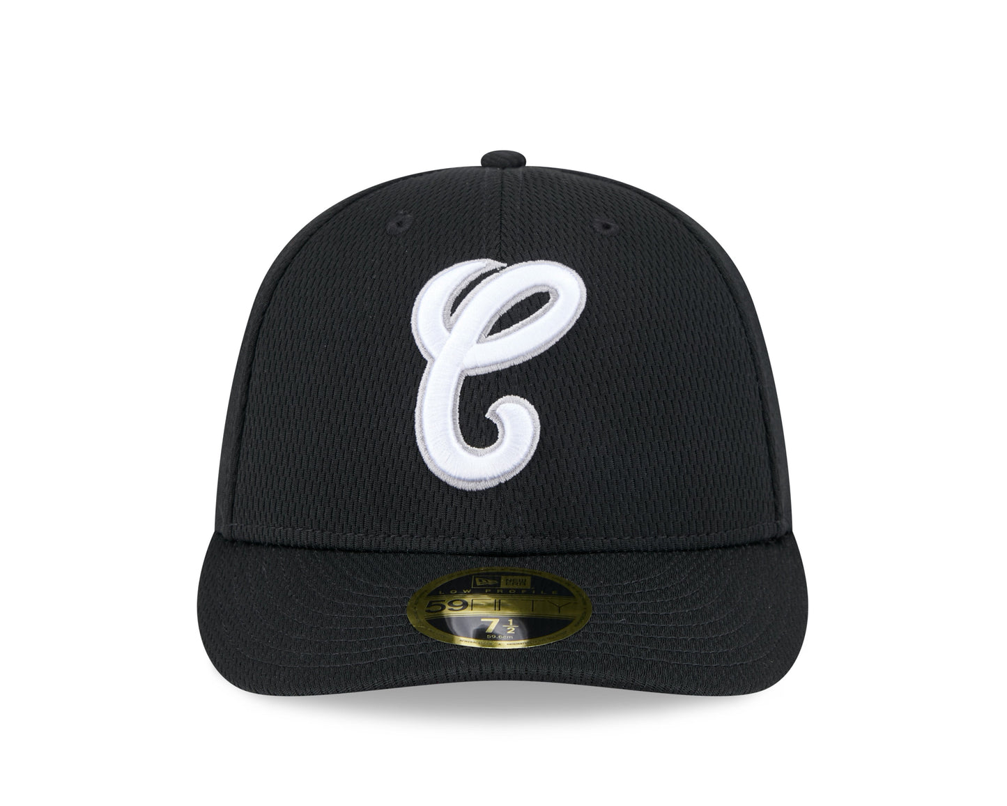 Chicago White Sox New Era Black 2025 Clubhouse Alternate 59FIFTY Low Profile Fitted Hat Official Team Hat Sports Fan Cap