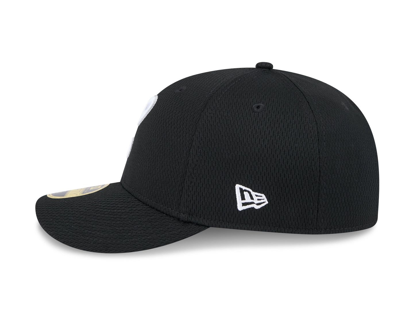 Chicago White Sox New Era Black 2025 Clubhouse Alternate 59FIFTY Low Profile Fitted Hat Official Team Hat Sports Fan Cap