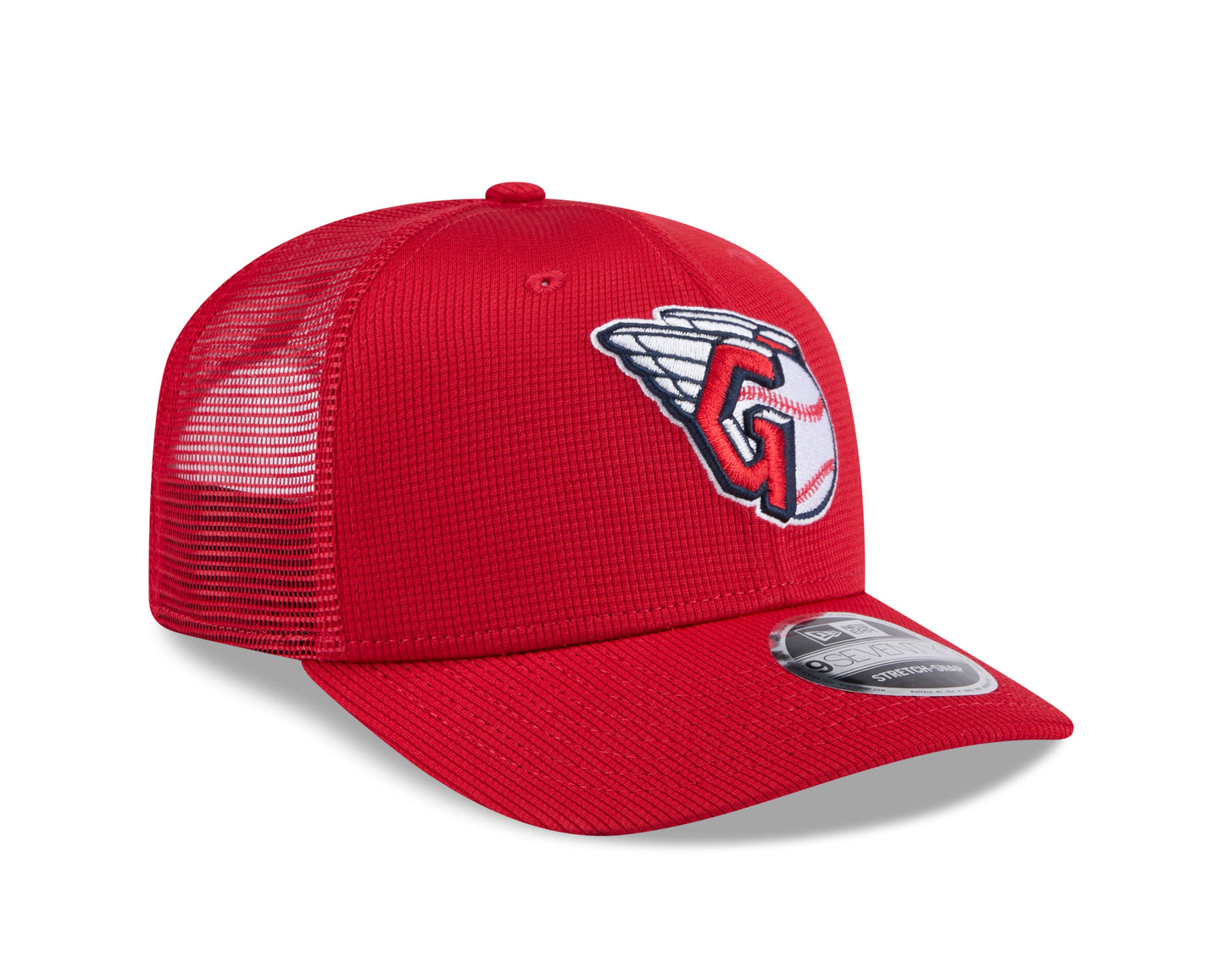 Cleveland Guardians New Era Red 2025 Spring Training 9SEVENTY Trucker Hat Official Team Hat Sports Fan Cap
