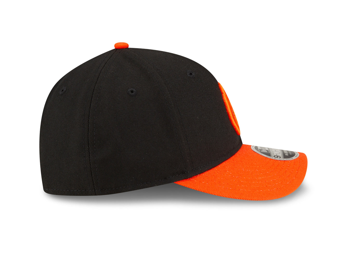 Baltimore Orioles Black/Orange Alternate New Era Player Replica M-Crown 9FORTY Adjustable Hat Official Team Hat Sports Fan Cap
