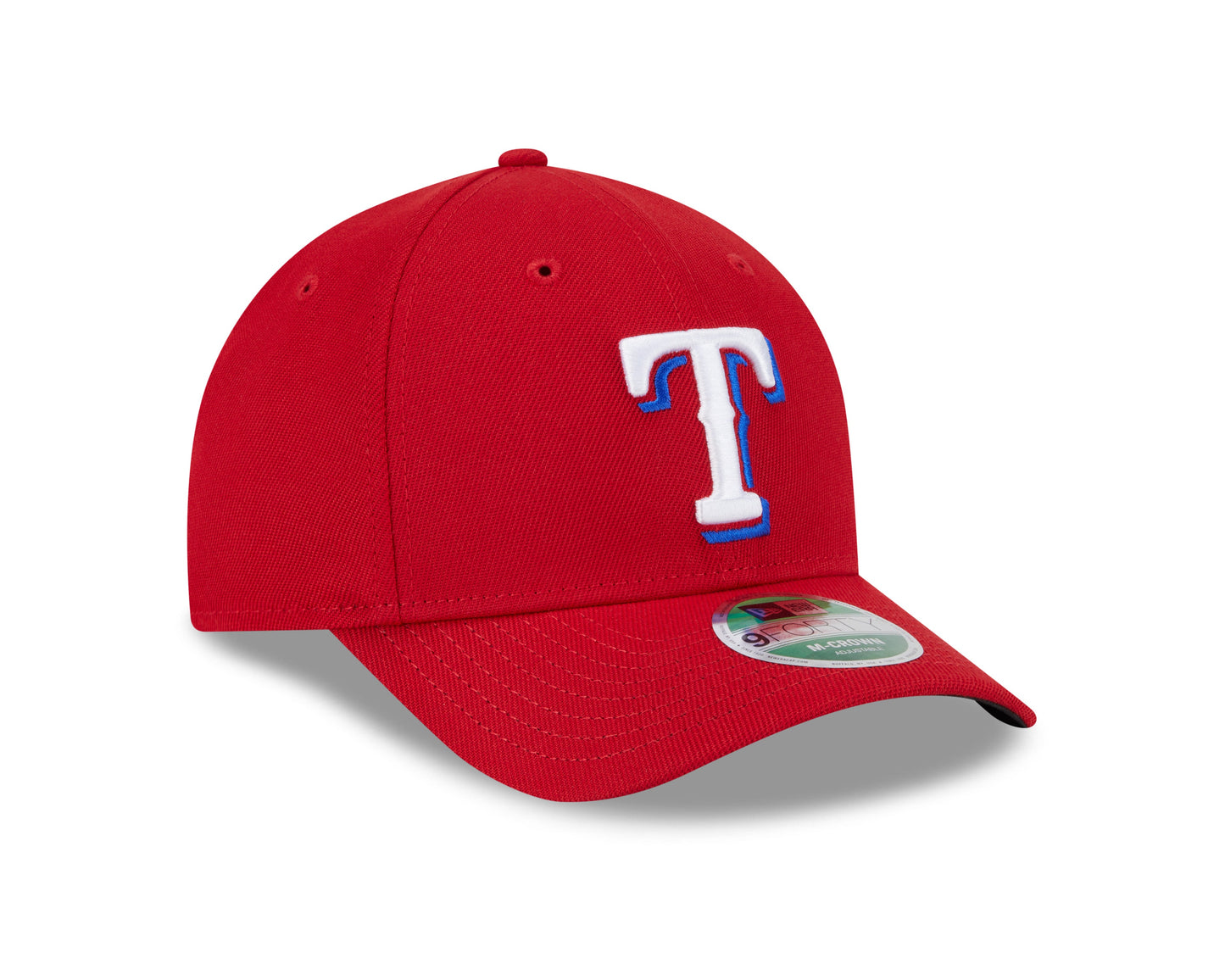 Texas Rangers Red Alternate New Era Player Replica M-Crown 9FORTY Adjustable Hat Official Team Hat Sports Fan Cap