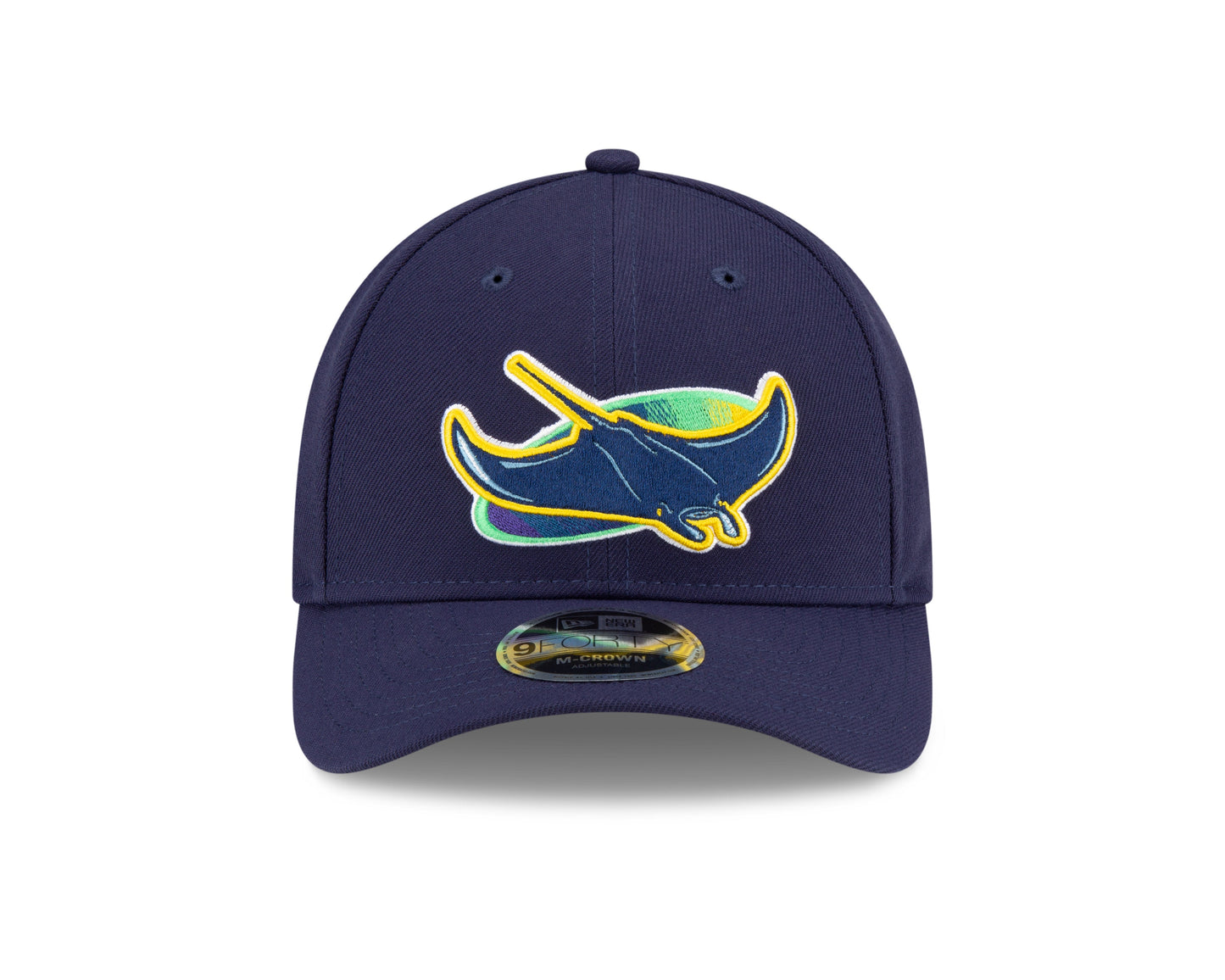 Tampa Bay Rays Alternate Navy New Era Player Replica M-Crown 9FORTY Adjustable Hat Official Team Hat Sports Fan Cap