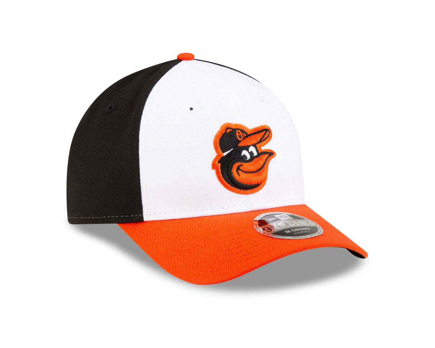 Baltimore Orioles White/Orange/Black New Era Player Replica M-Crown 9FORTY Adjustable Hat Official Team Hat Sports Fan Cap