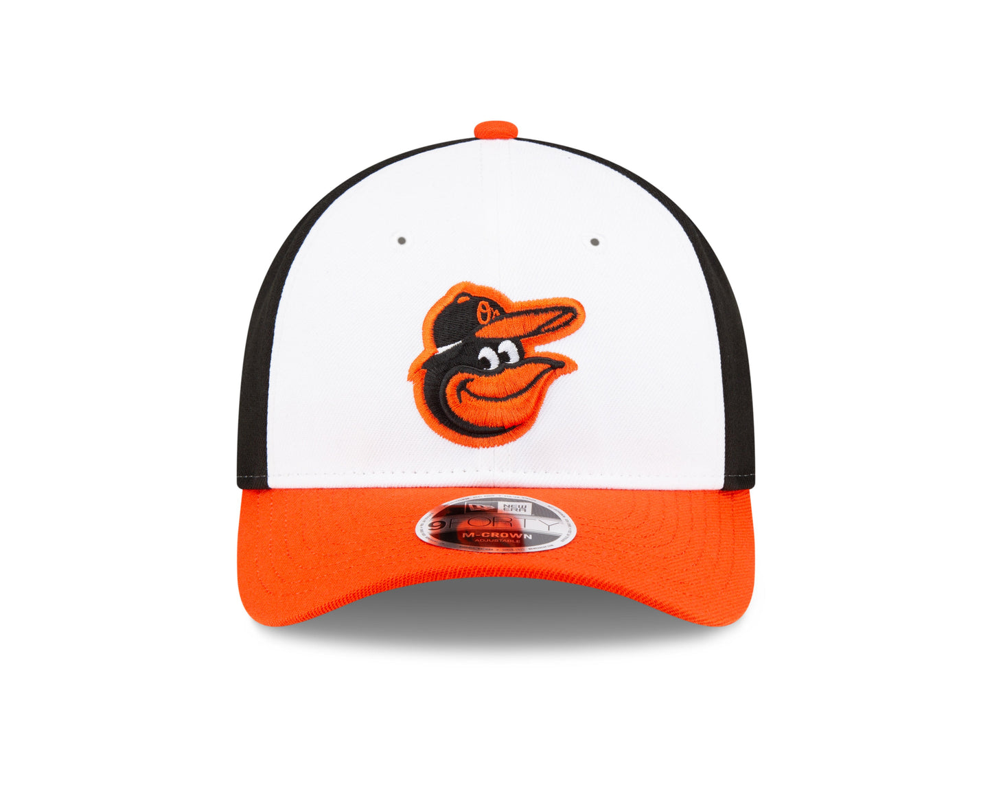 Baltimore Orioles White/Orange/Black New Era Player Replica M-Crown 9FORTY Adjustable Hat Official Team Hat Sports Fan Cap