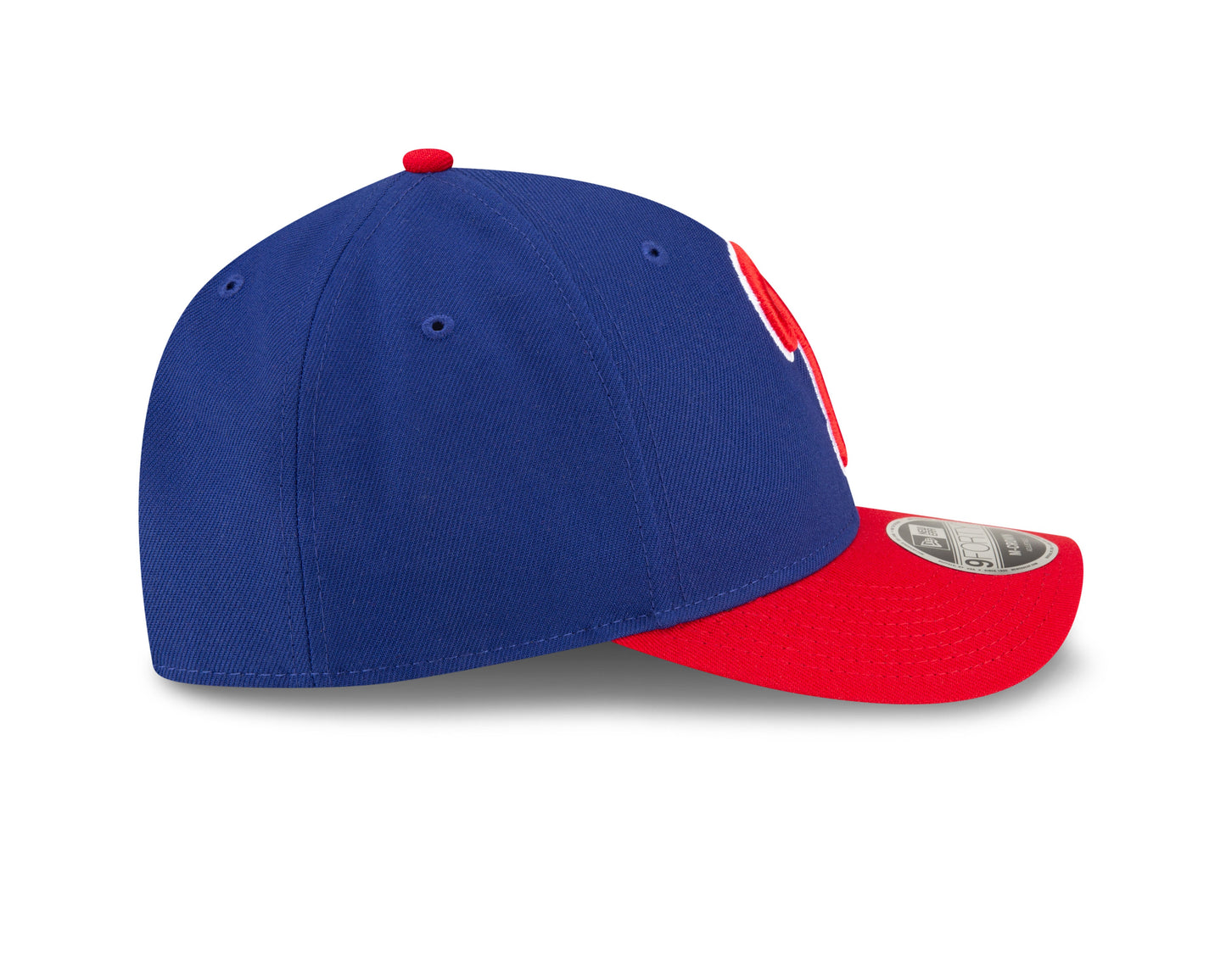 Philadelphia Phillies 2 Tone Royal/Red Alternate New Era Player Replica M-Crown 9FORTY Adjustable Hat Official Team Hat Sports Fan Cap