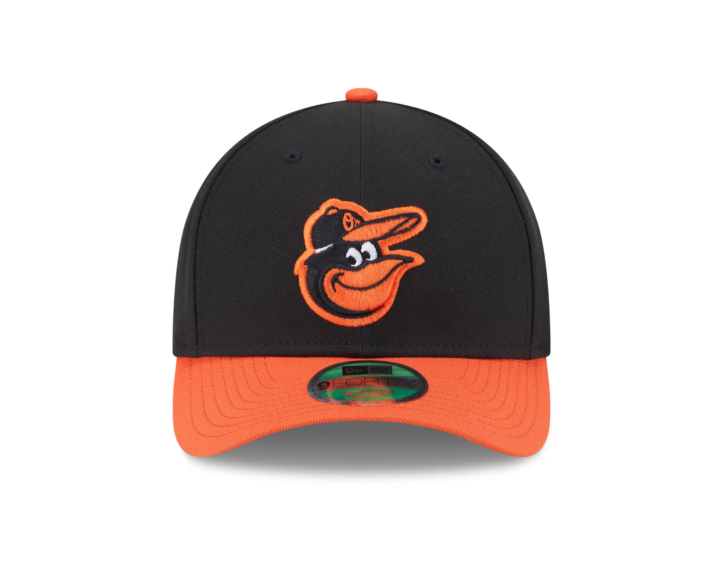 Baltimore Orioles Black/Orange Road New Era Player Replica M-Crown 9FORTY Adjustable Hat Official Team Hat Sports Fan Cap