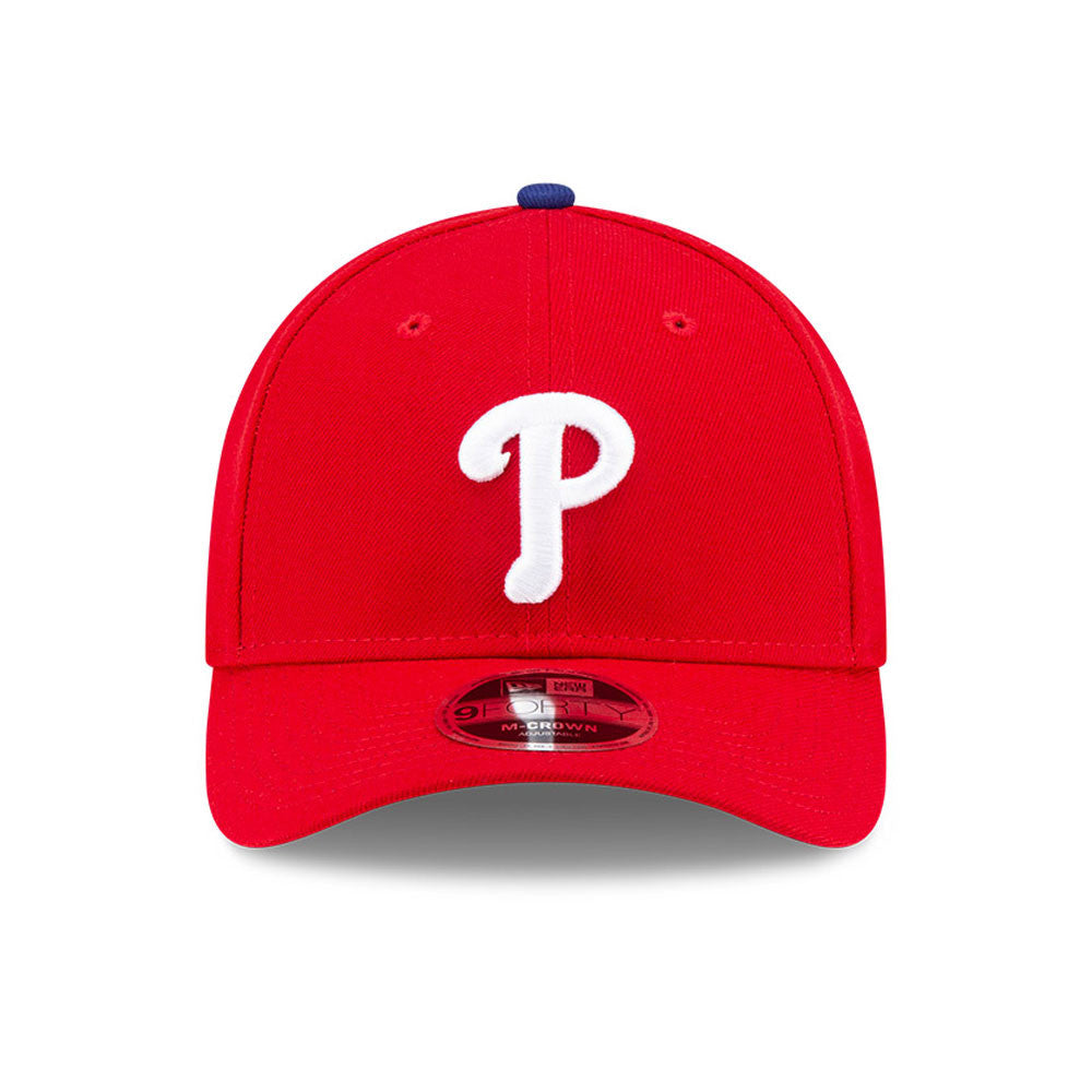 Philadelphia Phillies Red New Era Player Replica M-Crown 9FORTY Adjustable Hat Official Team Hat Sports Fan Cap