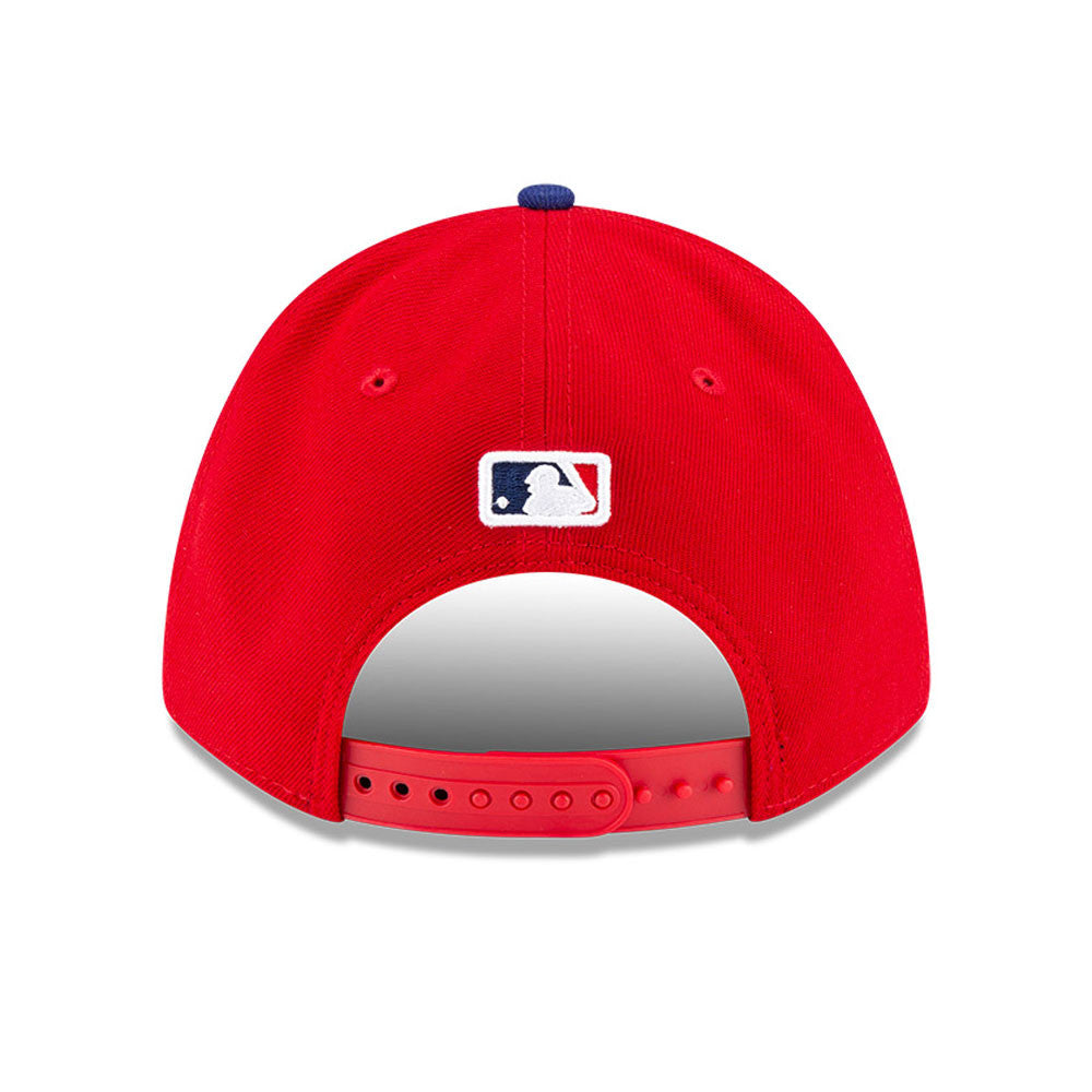 Philadelphia Phillies Red New Era Player Replica M-Crown 9FORTY Adjustable Hat Official Team Hat Sports Fan Cap